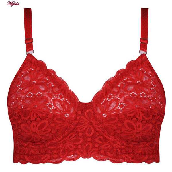 سوتین زنانه کارنا رز مدل فنردار کش پهن قرمز کد 4934-332 ماییلدا - تصویر 6