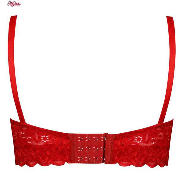سوتین زنانه کارنا رز مدل فنردار کش پهن قرمز کد 4934-332 ماییلدا - تصویر 10