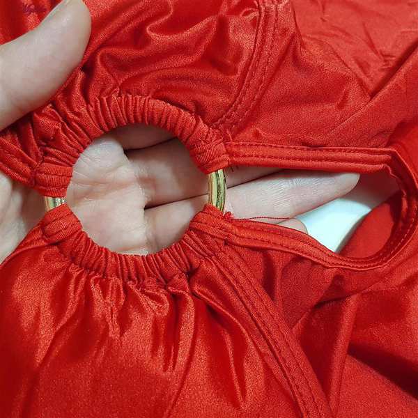 مایو زنانه رونیا مدل پددار حلقه ای قرمز کد 4940-700 ماییلدا - تصویر 7
