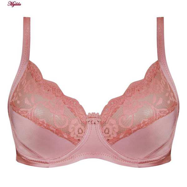 سوتین زنانه پانیذ مدل فنردار گیپور گلدار کالباسی کد 66308 ماییلدا - تصویر 6