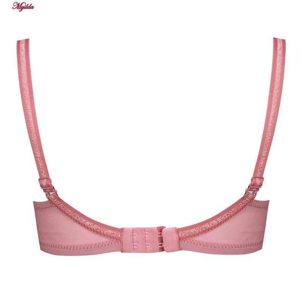 سوتین زنانه پانیذ مدل فنردار گیپور گلدار کالباسی کد 66308 ماییلدا - تصویر 8
