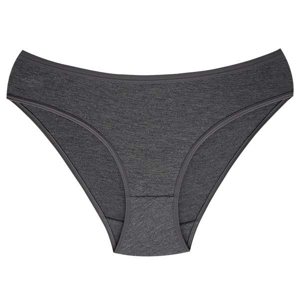 شورت زنانه فیتن فرخ زادی مدل ملانژ پنبه ای خاکستری تیره کد 4080-100A ماییلدا