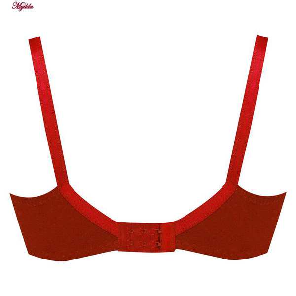 سوتین زنانه نخی قرمز کد 3472-R ماییلدا - تصویر 4