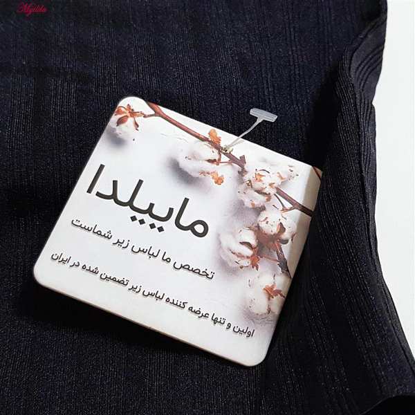 نیم تنه ورزشی زنانه مدل بند لمه پددار مشکی کد 4986 ماییلدا - تصویر 5