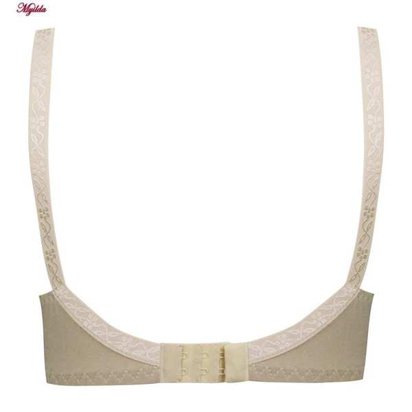 سوتین زنانه پانیذ مدل فنردار کرم کد 66386 ماییلدا - تصویر 3