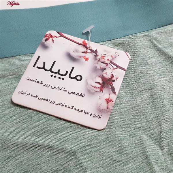 شورت مردانه مدل پادار سبز کد 4993 ماییلدا - تصویر 4