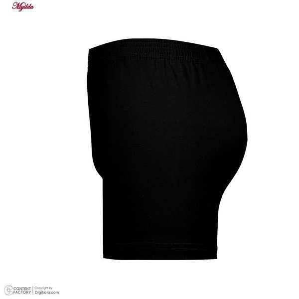 شورت پادار مردانه برهان تن پوش مدل پنبه ای سفید و مشکی کد 1004 بسته 2 عددی ماییلدا - تصویر 3