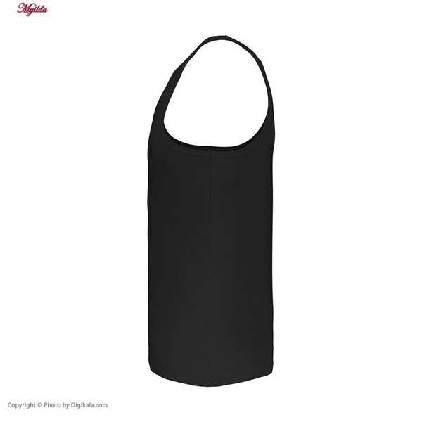 زیرپوش رکابی مردانه برهان تن پوش مشکی کد 1003 بسته 6 عددی ماییلدا - تصویر 6