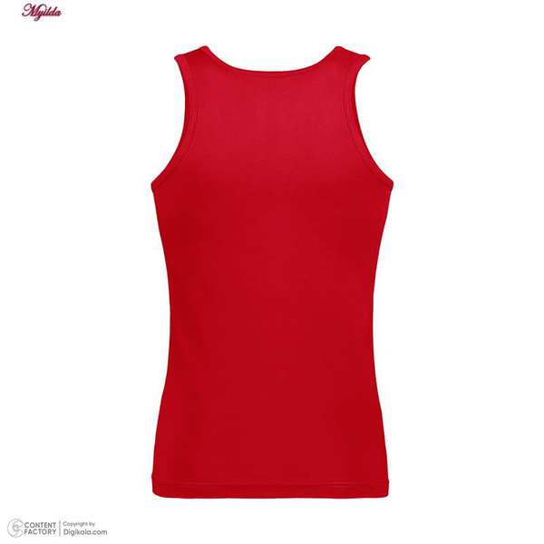 زیرپوش رکابی مردانه برهان تن پوش قرمز کد 1003 ماییلدا - تصویر 5