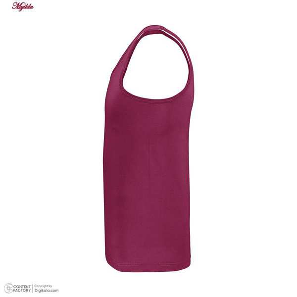 زیرپوش رکابی مردانه برهان تن پوش زرشکی کد 1003 ماییلدا - تصویر 4