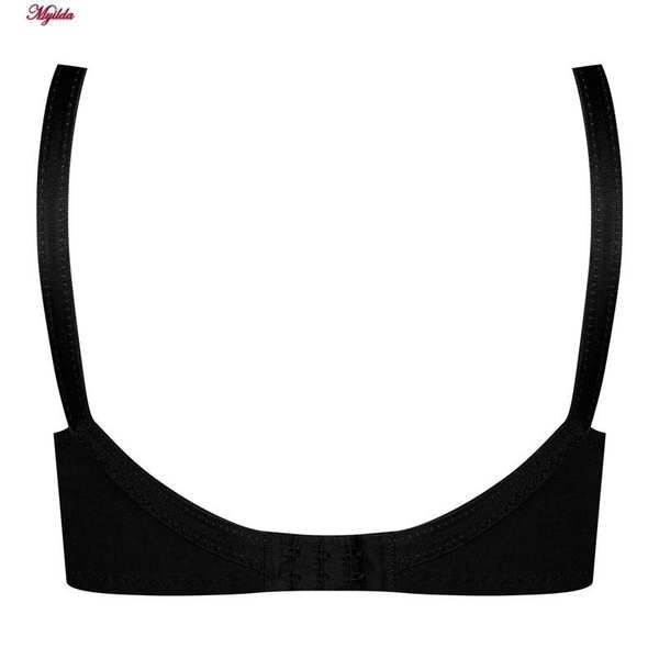 سوتین زنانه دانتل مدل ارکیده باریک مشکی کد 5047 ماییلدا - تصویر 3