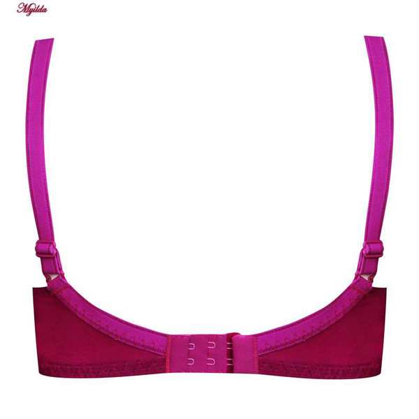 سوتین زنانه پانیذ مدل فنردار سرخابی کد 66370-07 ماییلدا - تصویر 3
