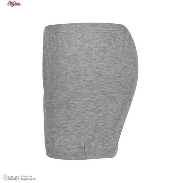 شورت مردانه برهان تن پوش مدل پادار ملانژ کد 1004 بسته 3 عددی ماییلدا - تصویر 2