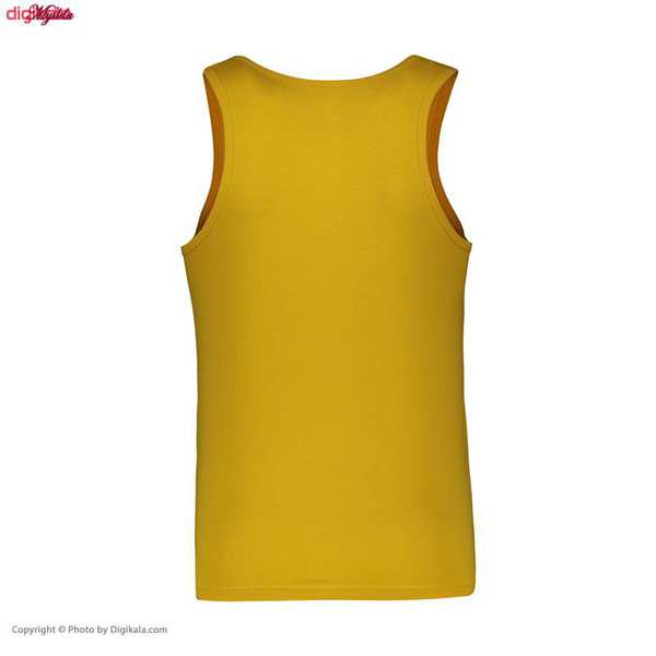 زیرپوش رکابی مردانه برهان تن پوش خردلی کد 1003 بسته 4 عددی ماییلدا - تصویر 4