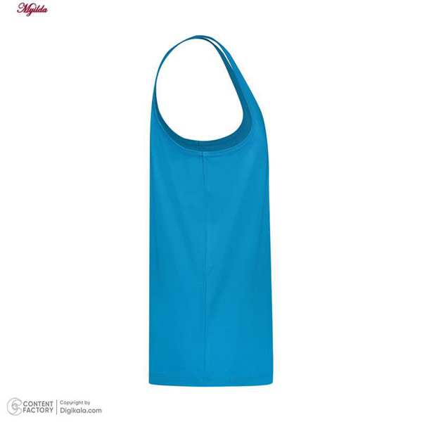 زیرپوش رکابی مردانه برهان تن پوش آبی فیروزه ای کد 1003 بسته 3 عددی ماییلدا - تصویر 6