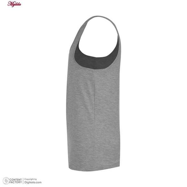 زیرپوش رکابی مردانه برهان تن پوش ملانژ کد 1003 بسته 3 عددی ماییلدا - تصویر 3