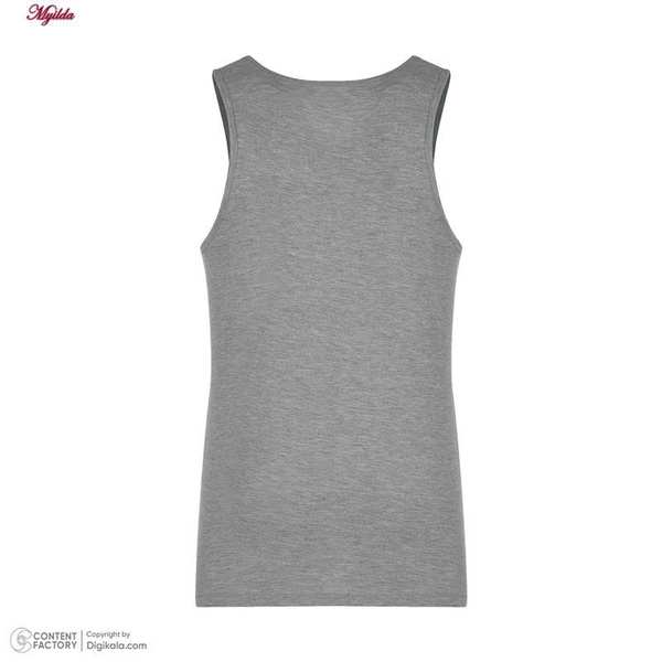 زیرپوش رکابی مردانه برهان تن پوش ملانژ کد 1003 بسته 2 عددی ماییلدا - تصویر 6