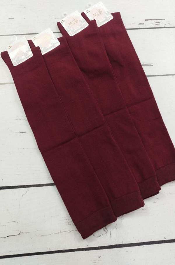 جوراب ساق بلند بالا زانو زرشکی کد n-1382 ماییلدا