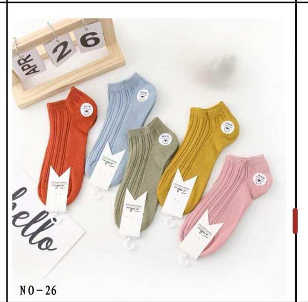 جوراب مچی کبریتی رنگی کد n-1034 ماییلدا