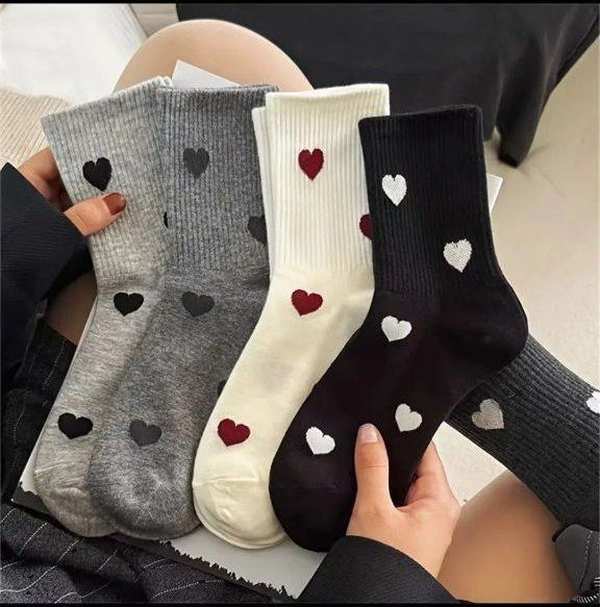 جوراب ساقدار قلبی کد n-1380 ماییلدا