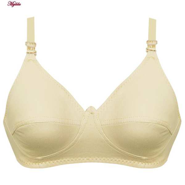 سوتین زنانه نخی کرم کد 3472-C ماییلدا - تصویر 2