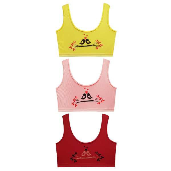 نیم تنه زنانه ماییلدا مدل کبریتی بدون فنر کد 5161-2 بسته 3 عددی