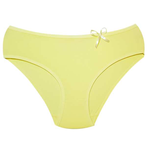 شورت زنانه ماییلدا مدل نخ پنبه پاپیون کد 5163 رنگ زرد