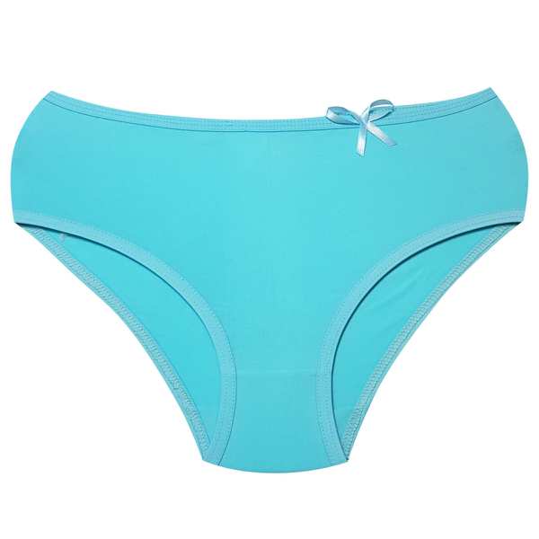 شورت زنانه ماییلدا مدل نخ پنبه پاپیون کد 5163 رنگ آبی روشن