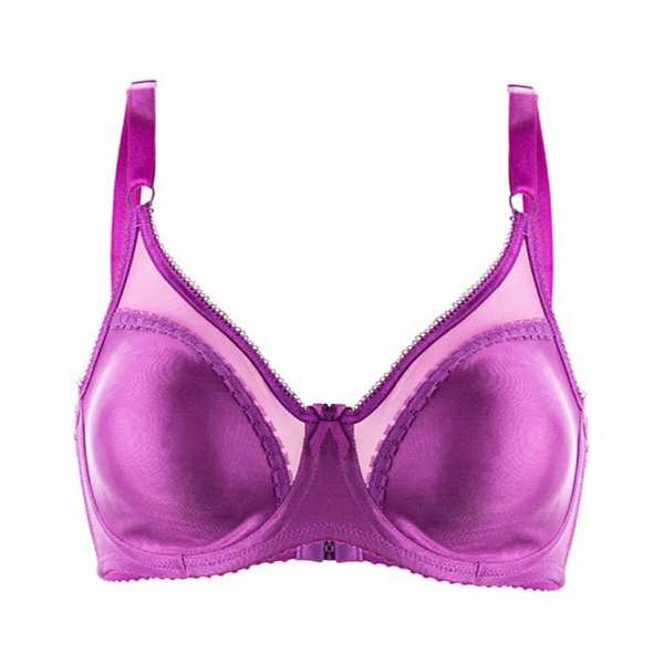 سوتین زنانه لین مدل فنردار کد 4680-743 رنگ بنفش ماییلدا