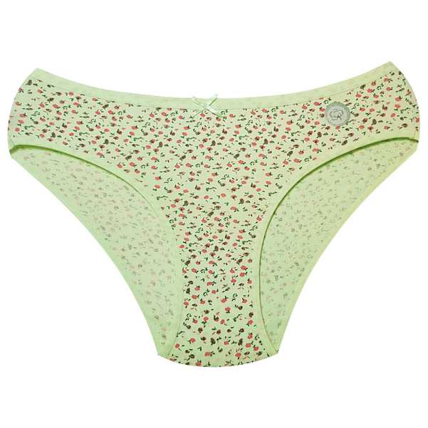 شورت زنانه پنبه ای مدل شکوفه بهاری سبز فیتن فرخ زادی کد 5177-3 ماییلدا