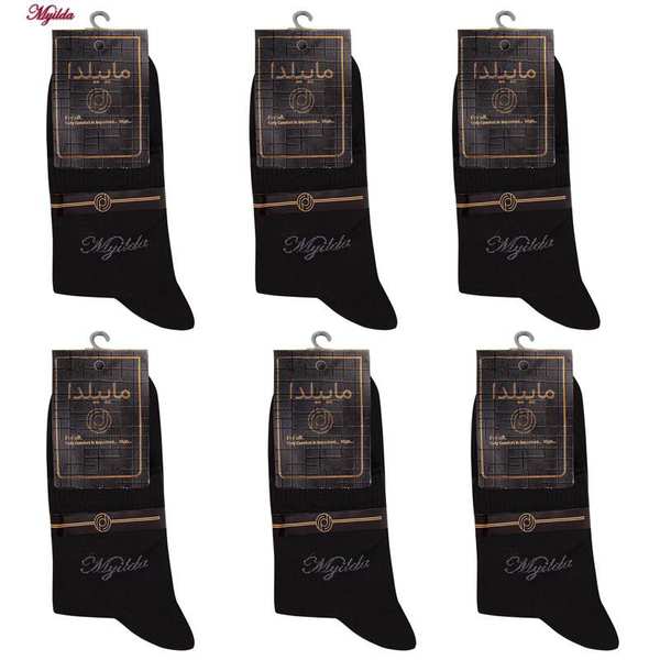 جوراب نیم ساق مردانه ماییلدا مدل 3630-182 بسته 6 عددی - تصویر 7