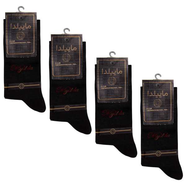 جوراب مردانه ماییلدا مدل 3629-92 بسته 4 عددی