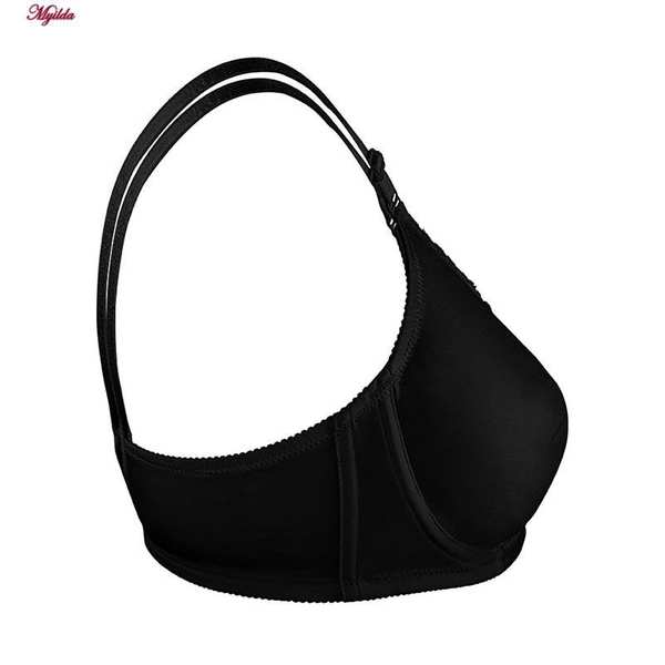 سوتین زنانه پرسی فنردار طرح پروانه مشکی لین کد 4680-744 ماییلدا - تصویر 4