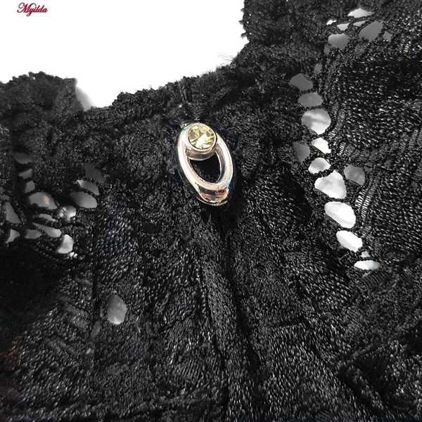سوتین زنانه لین مدل فنردار کد 4680-415 رنگ مشکی ماییلدا - تصویر 5