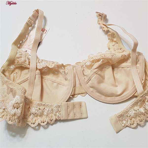 سوتین زنانه فانتزی فنردار کرم لین کد 4680-415 ماییلدا - تصویر 7