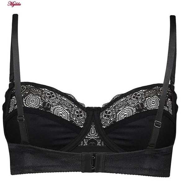 سوتین زنانه دکلته نیم تور مشکی لین مدل 4680-418 ماییلدا - تصویر 9
