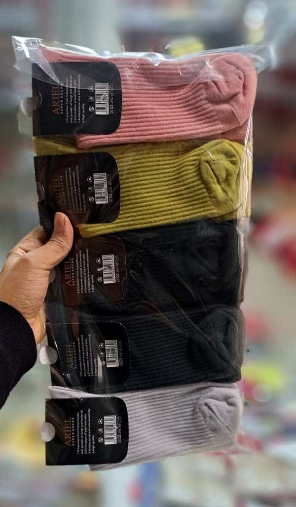 جوراب ساقدار کبریتی رنگی r-1370 ماییلدا