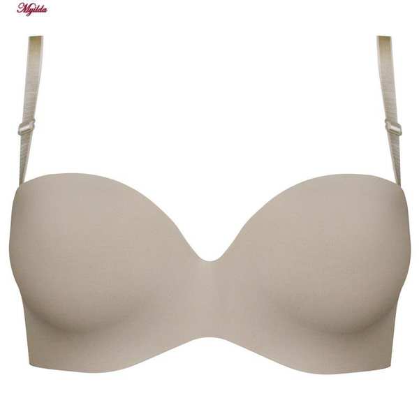 سوتین فنردار زنانه مدل بند متحرک رنگ نسکافه ای لتیسیا کد 5267-9822 ماییلدا - تصویر 2