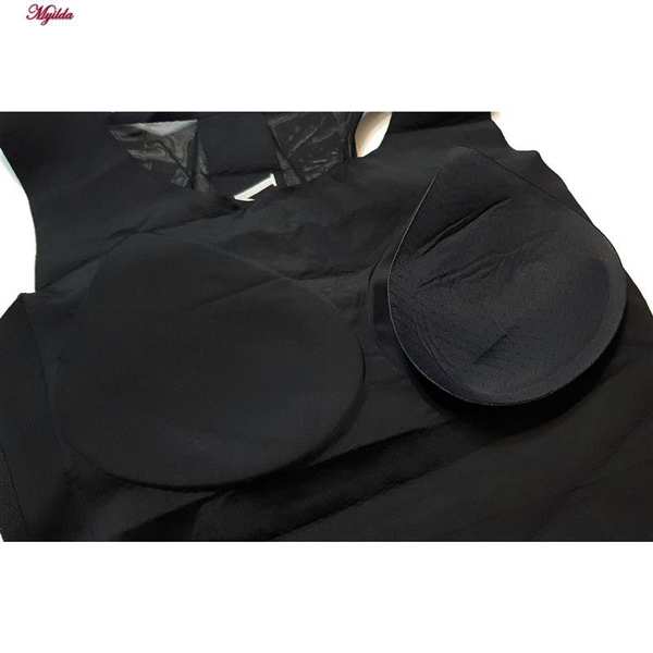 تاپ زنانه کراپ مدل لیزری پشت توری رنگ مشکی کد 5254-5502 ماییلدا - تصویر 5