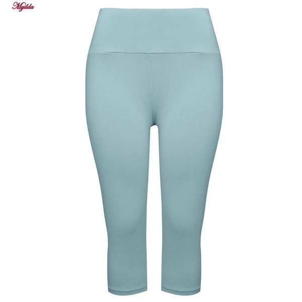 ست تی شرت و شلوارک ورزشی زنانه رنگ آبی روشن مدل 5223-697p ماییلدا - تصویر 4