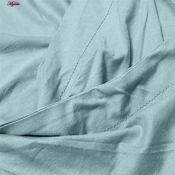 ست تی شرت و شلوارک ورزشی زنانه رنگ آبی روشن مدل 5223-697p ماییلدا - تصویر 5