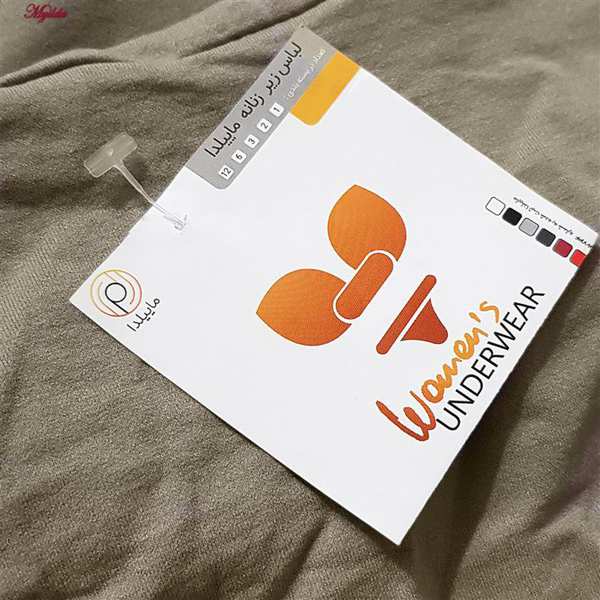 تاپ کراپ زنانه رنگ خاکی ماییلدا کد 5202 - تصویر 6