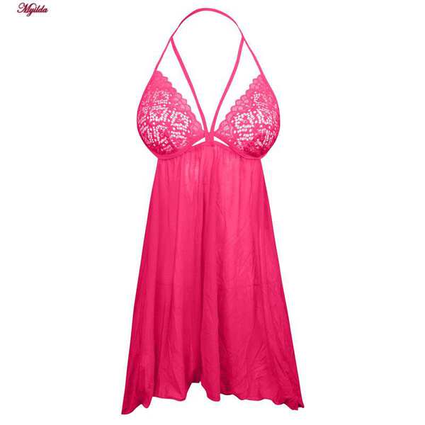 لباس خواب زنانه رنگ صورتی مدل 5241-2222 ماییلدا - تصویر 2