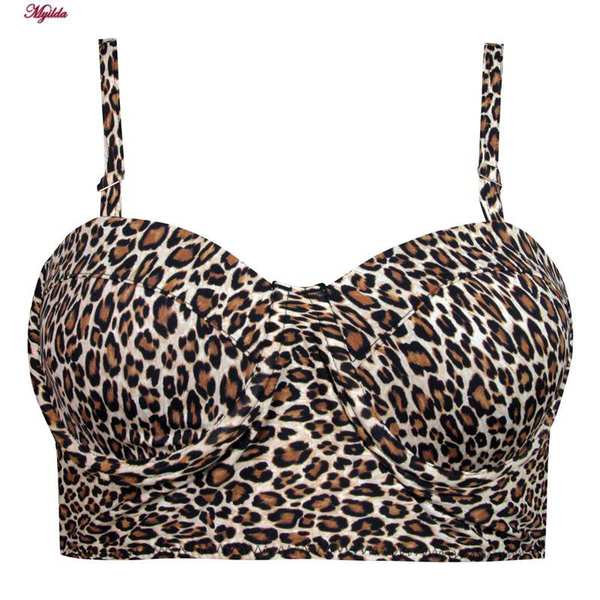 مایو زنانه مدل پلنگی فنردار فیتن فرخ زادی کد 5288-297-2 ماییلدا - تصویر 2
