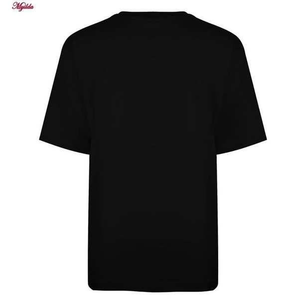 تی شرت مردانه آستین کوتاه اورسایز رنگ مشکی مدل NR and R 116 ماییلدا - تصویر 3