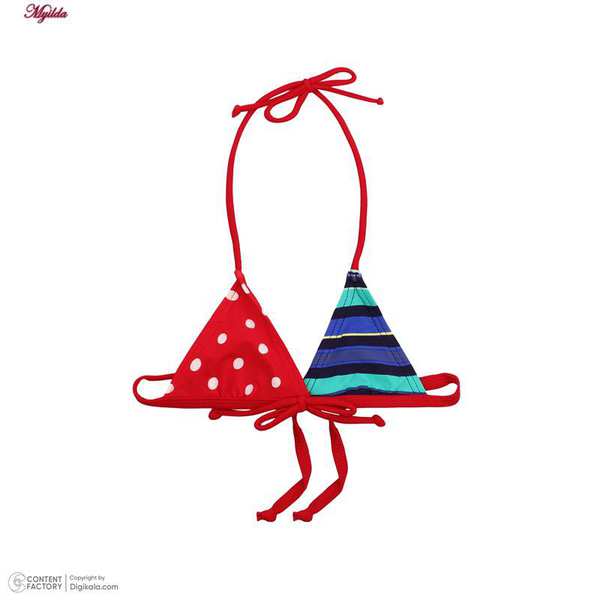 مایو 2 تکه دخترانه رنگ آبی مدل 11007 ماییلدا - تصویر 3