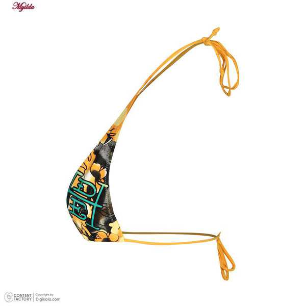 مایو 2 تکه دخترانه رنگ زرد مدل 11019 ماییلدا - تصویر 2