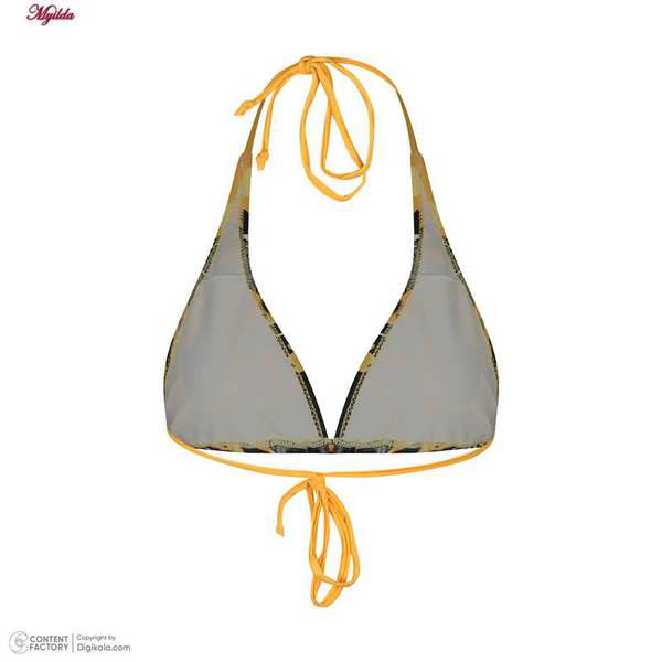 مایو 2 تکه دخترانه رنگ زرد مدل 11019 ماییلدا - تصویر 4