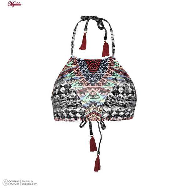 مایو 2 تکه دخترانه رنگ مشکی مدل 11008 ماییلدا - تصویر 5
