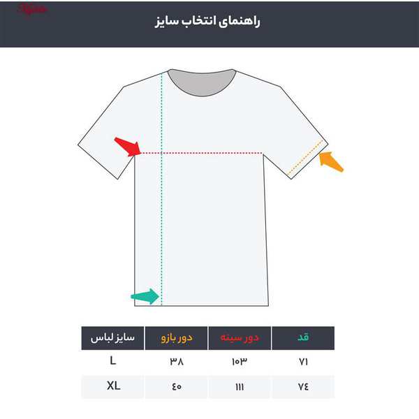 تی شرت آستین کوتاه مردانه مدل یقه گرد ساده رنگ سفید ماییلدا - تصویر 3